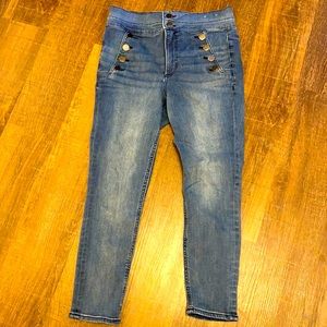 Express high waisted jeans